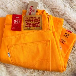 SOLD LEVI JEANS ORANGE 541 New with tags !!!